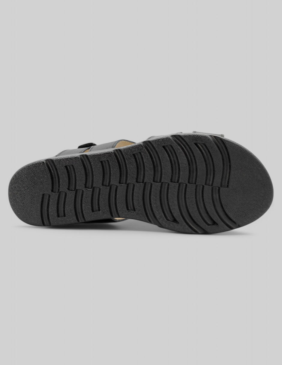 Sandalias con plataforma Hand Made en Piel - Negro