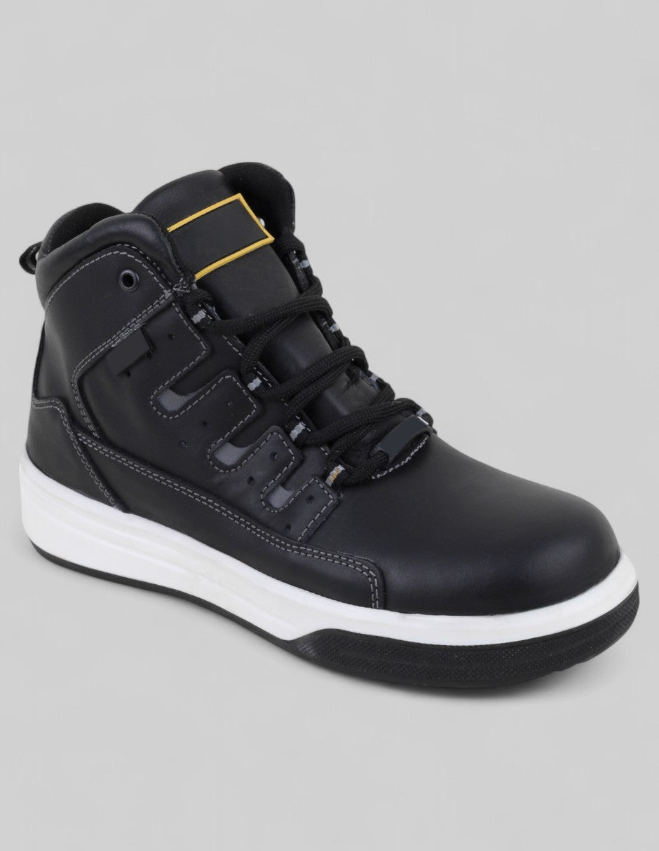 Botas industriales Work en Piel – Negro