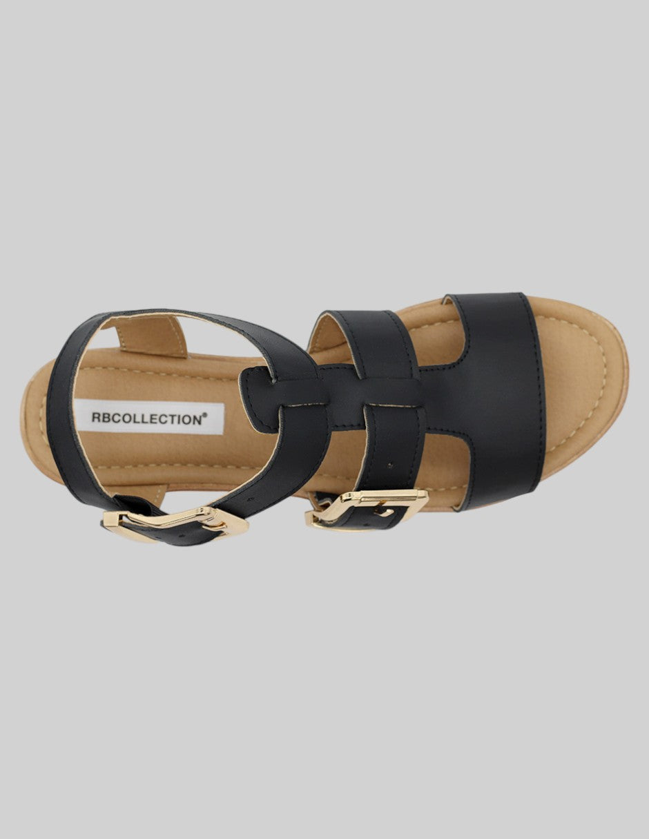 Sandalias con plataforma Been en Piel vegana - Negro