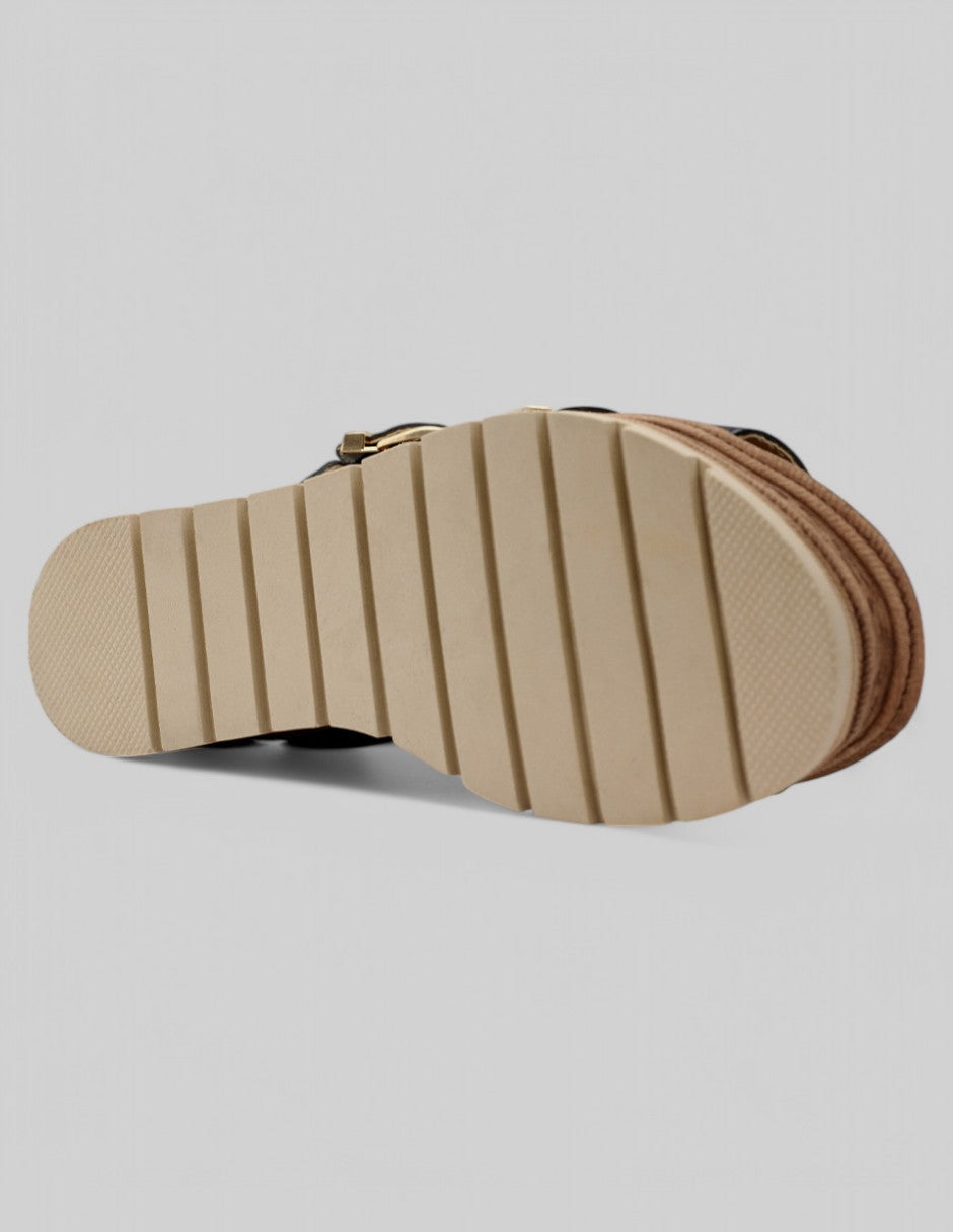 Sandalias con plataforma Been en Piel vegana - Negro