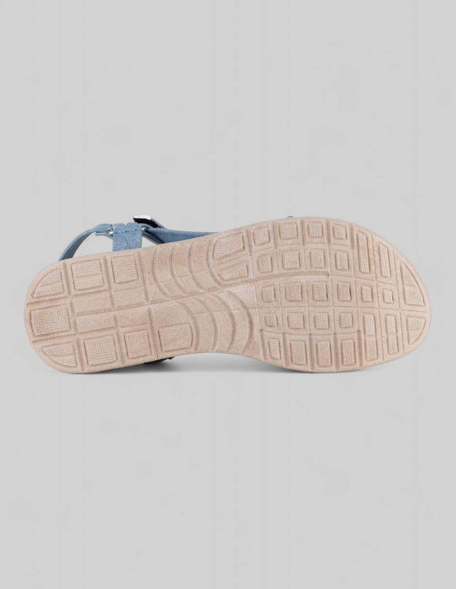 Sandalias de piso Birt en Sintético – Azul