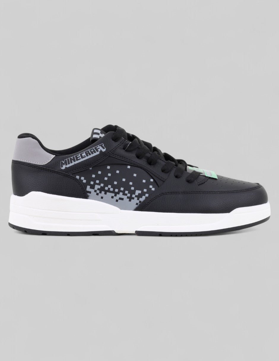Tenis con cordones Exterior Piel vegana Color Negro Para Hombre De RBCOLLECTION