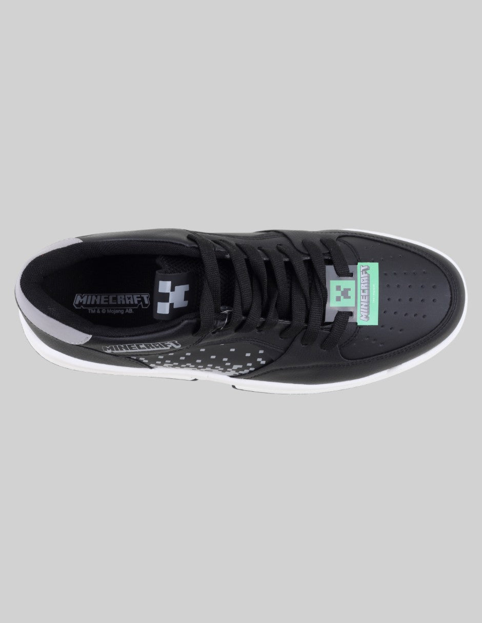 Tenis con cordones Urban en Piel vegana – Blanco