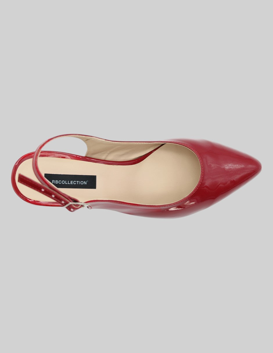 Zapatillas Nappot en Charol – Rojo