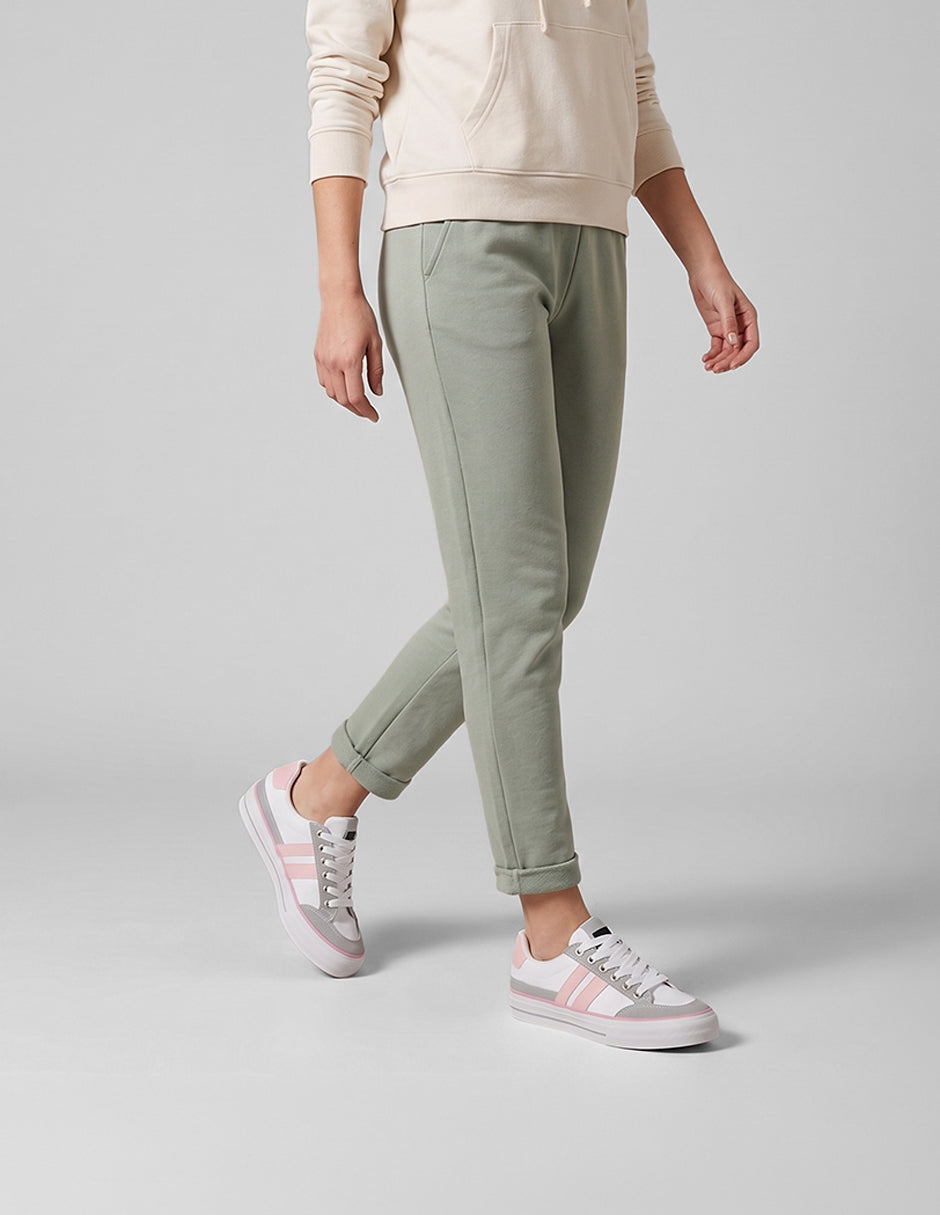 Tenis con cordones  Urban en Textil – Blanco