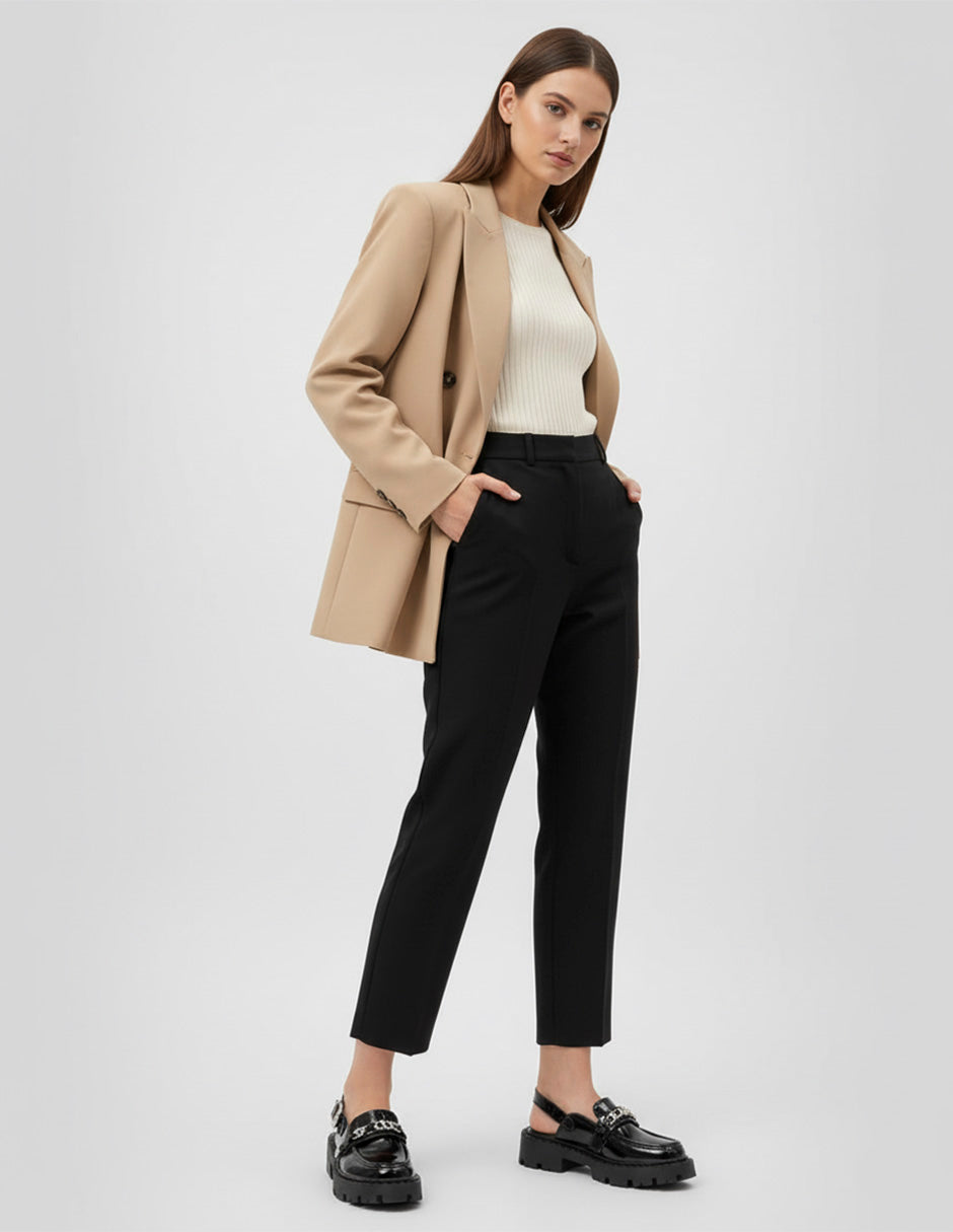 Flats clásicas Onne en Charol – Negro