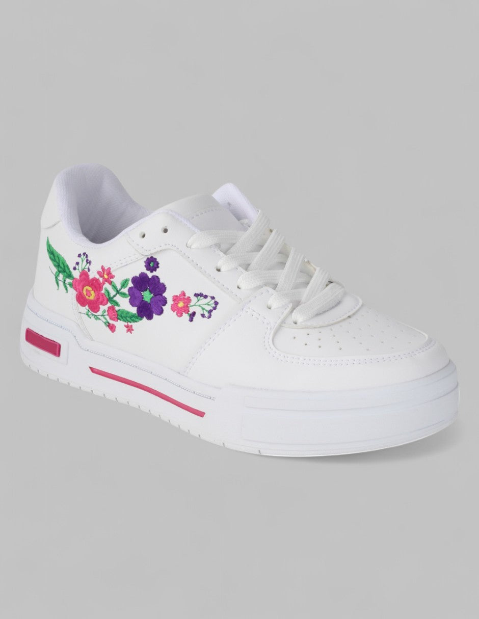Tenis con cordones Urban Piel vegana - Blanco