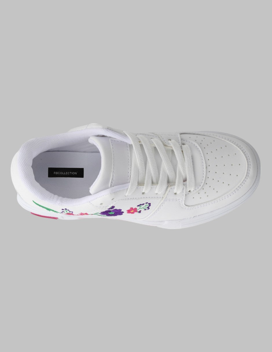 Tenis con cordones Urban Piel vegana - Blanco