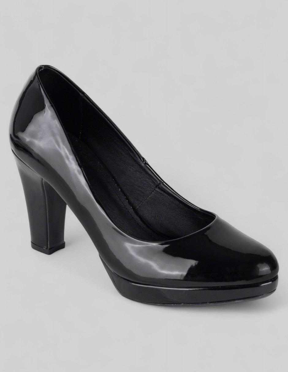 Zapatillas Classy en Charol – Negro