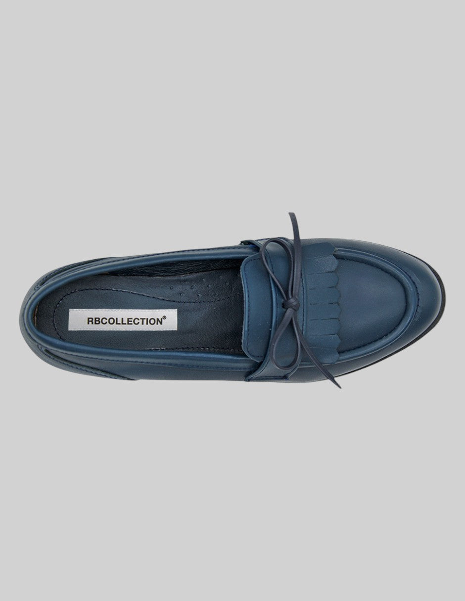 Mocasines Hand Made en Piel – Azul