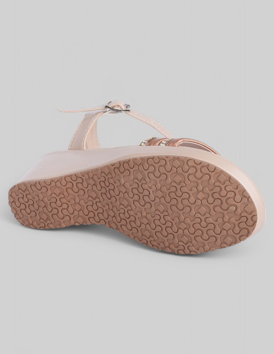 Sandalias con plataforma Daril en Sintético - Beige