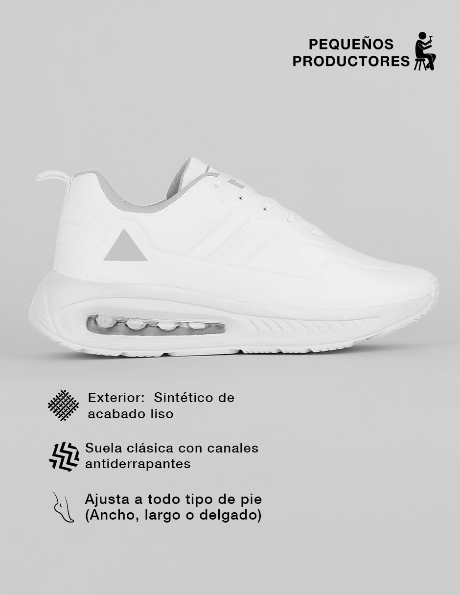 Tenis tipo deportivo  Stars en Sintético – Blanco