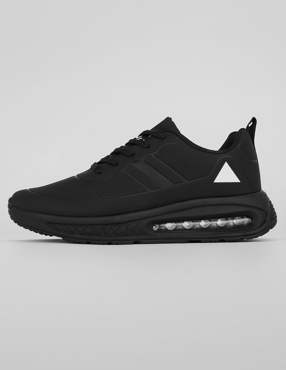 tenis tipo deportivo Exterior Sintético Color Negro Para Hombre De RBCOLLECTION
