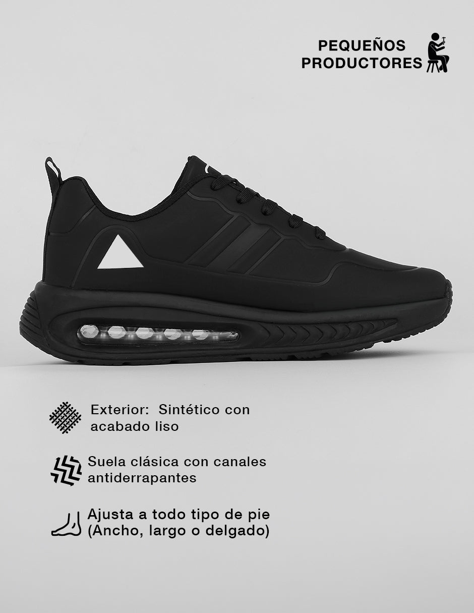 tenis tipo deportivo Star en Sintético – Negro