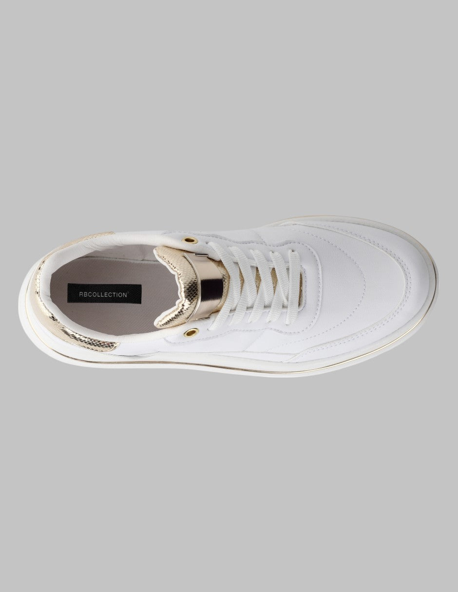 Tenis tipo deportivo  Chunk Piel vegana - Beige