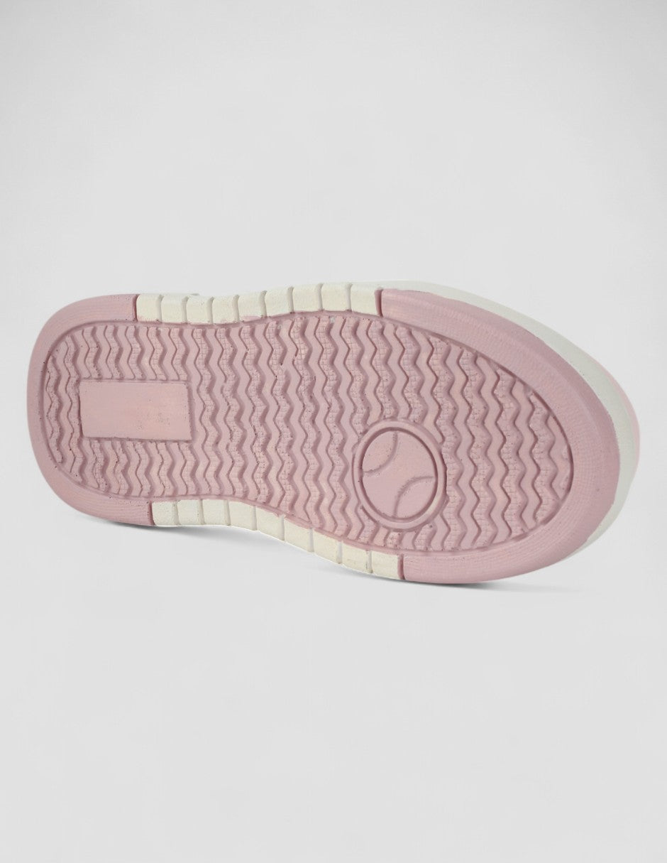 Tenis con cordones Urban Piel vegana - Rosa