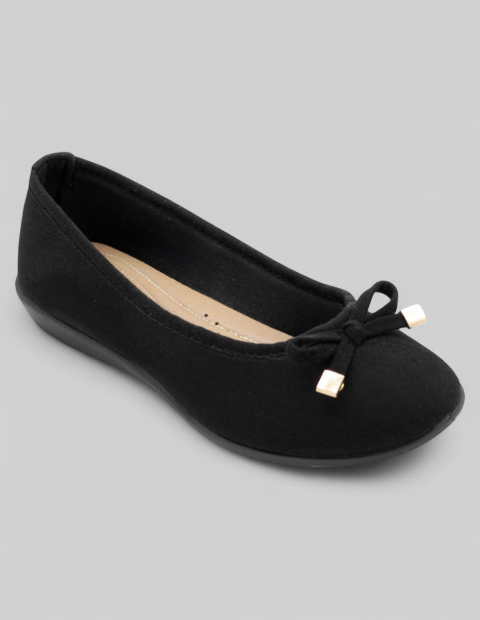 Flats clásicas Exterior Textil Color Negro Para Mujer De RBBASICS