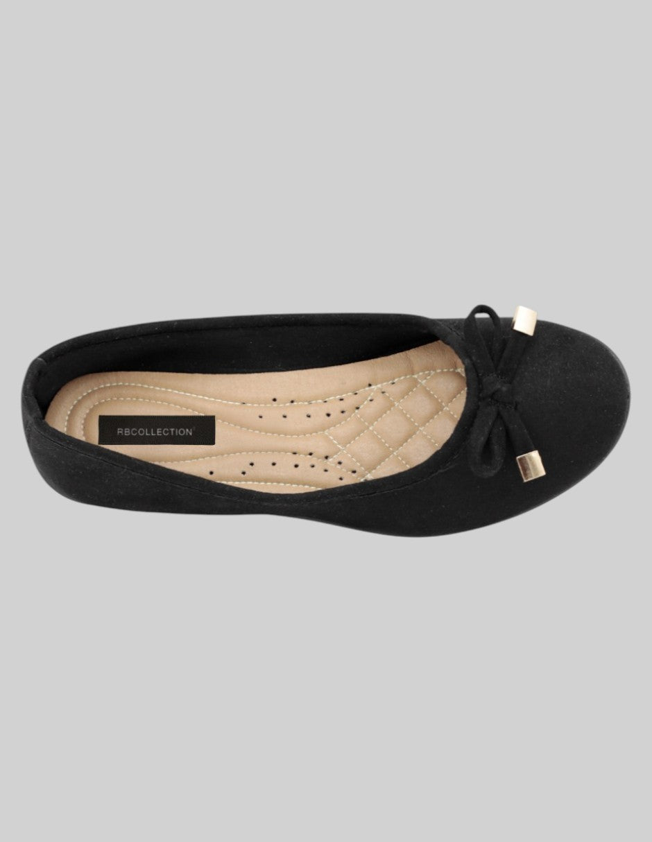 Flats clásicas Soft en Textil – Negro