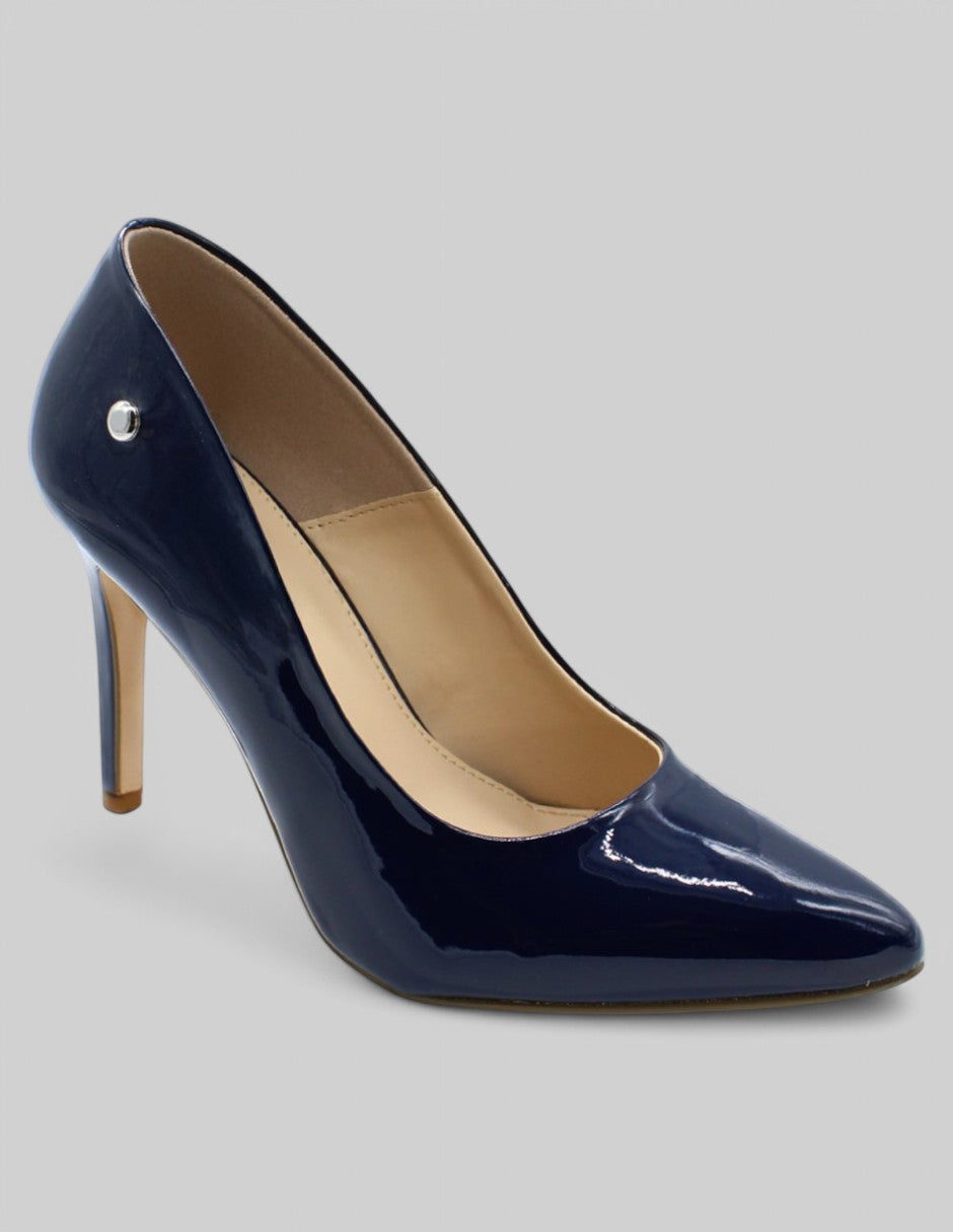 Zapatillas Exterior Charol Color Marino De Charol Para Mujer De RBCOLLECTION