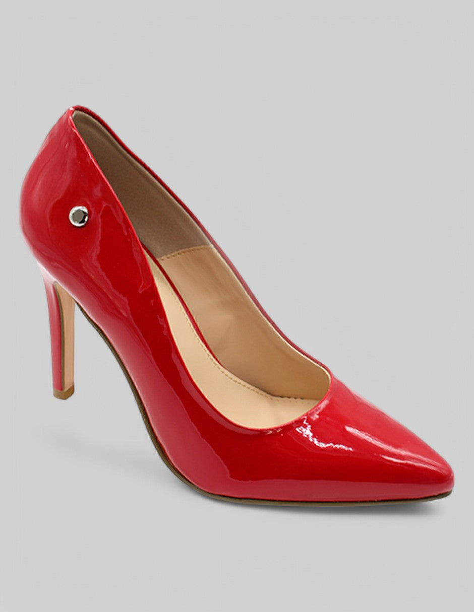 Zapatillas Exterior Charol Color Rojo De Charol Para Mujer De RBCOLLECTION