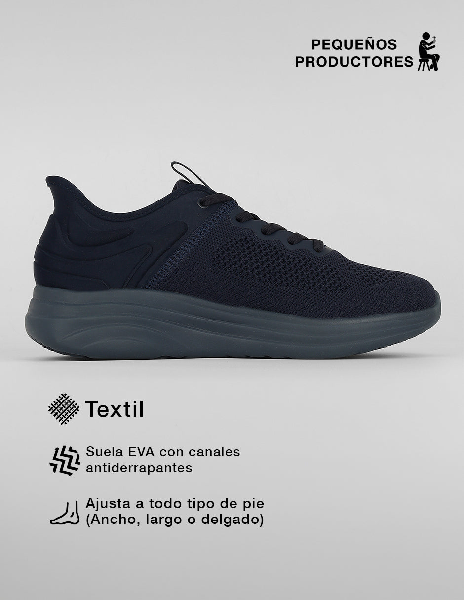 Tenis para entrenamiento Sport en Textil – Azul