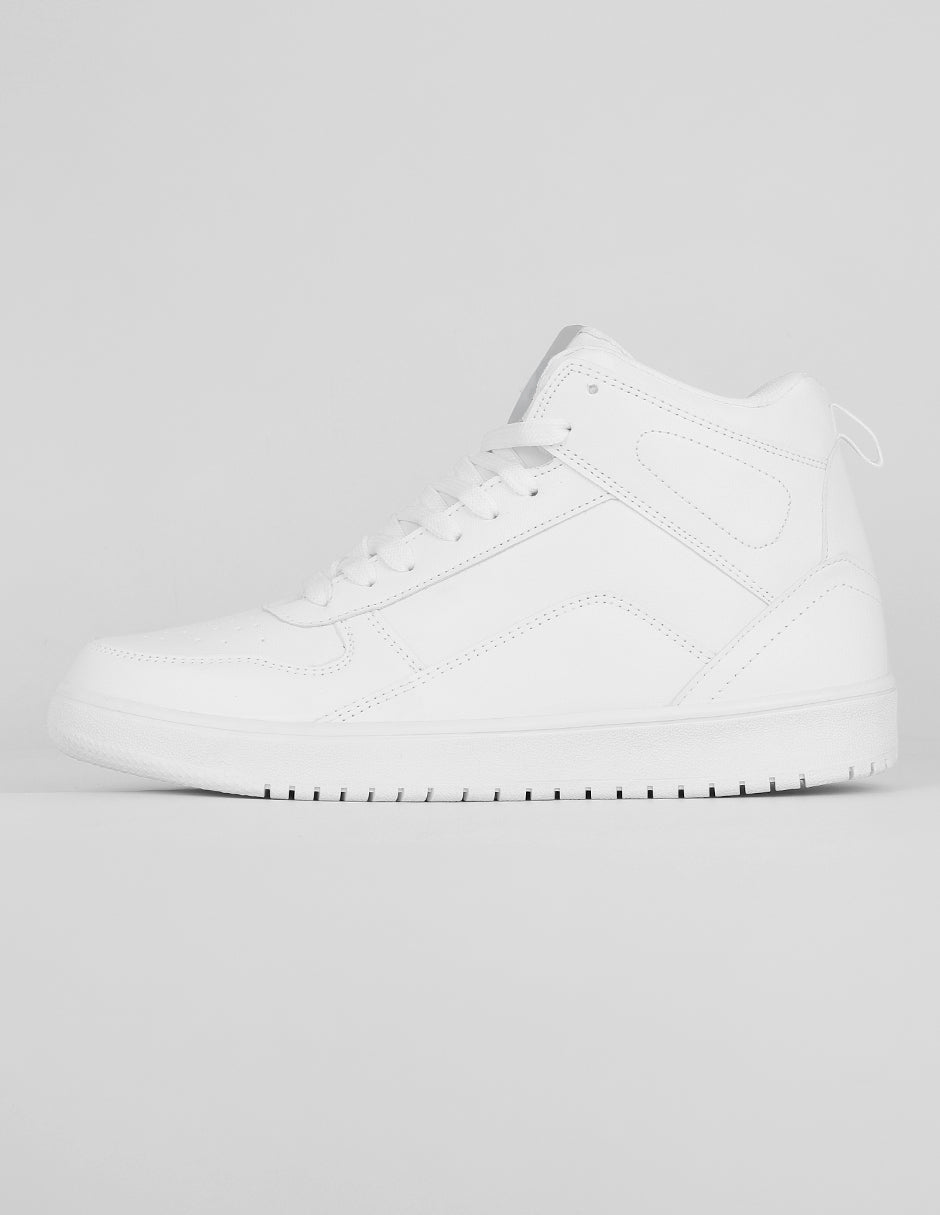 tenis botín Exterior Piel vegana Color Blanco Para Hombre De RBCOLLECTION
