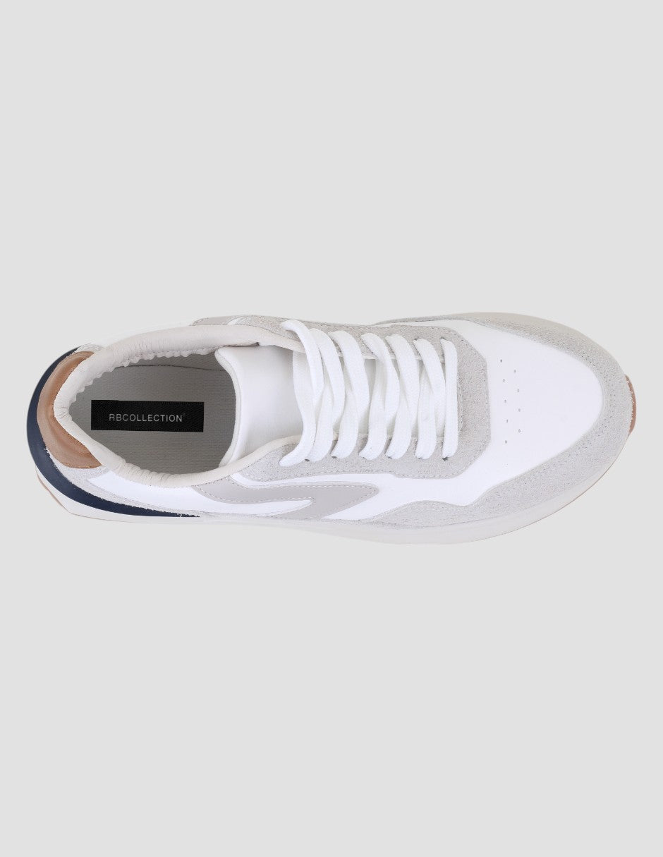 Tenis tipo deportivo  Glam en Sintetico - Beige