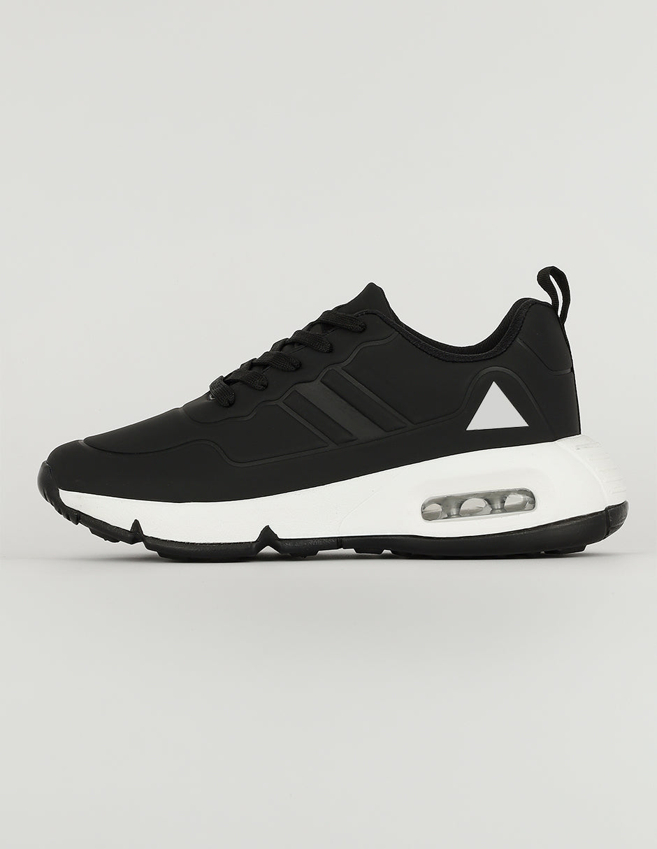 Tenis tipo deportivo Exterior Sintético Color Negro Para Mujer De RBCOLLECTION