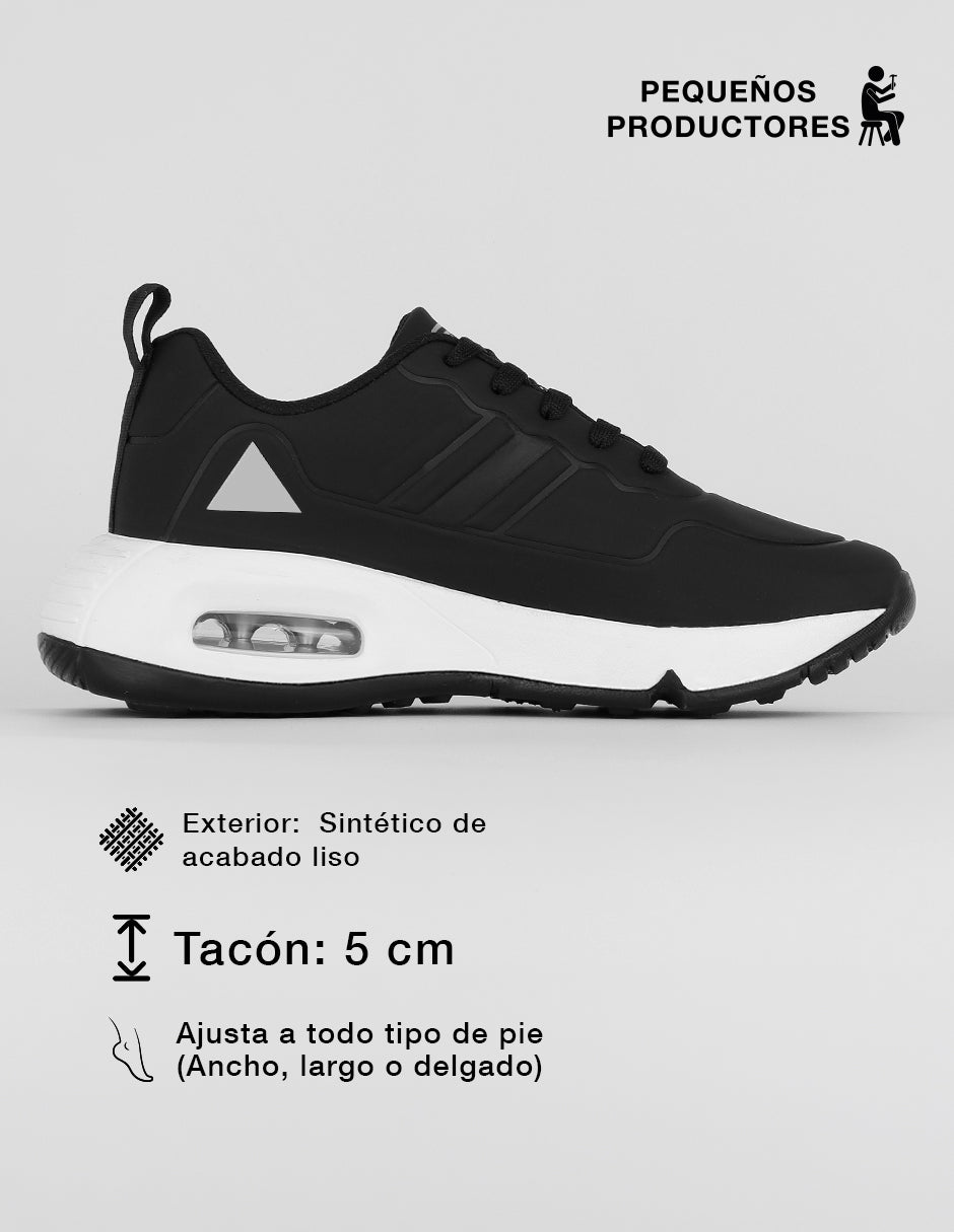 Tenis tipo deportivo  Stars en Sintético – Negro