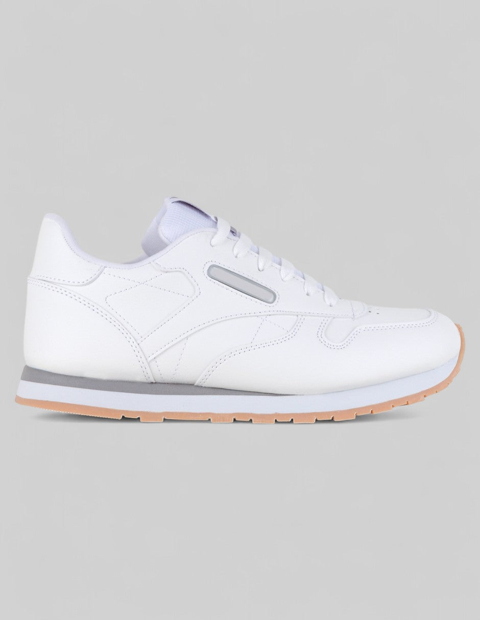Tenis con cordones Agle en Piel vegana – Blanco