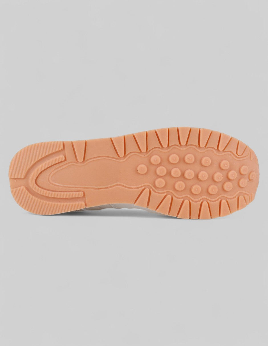 Tenis con cordones Agle en Piel vegana – Blanco