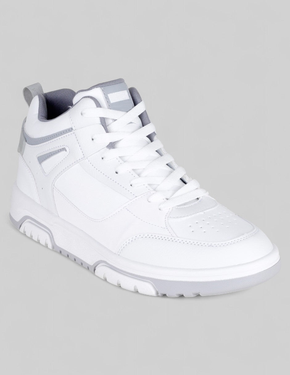 Tenis botín  Urban en Piel vegana – Azul