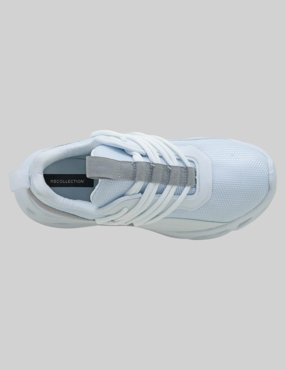 Tenis tipo deportivo Agle en Textil – Blanco