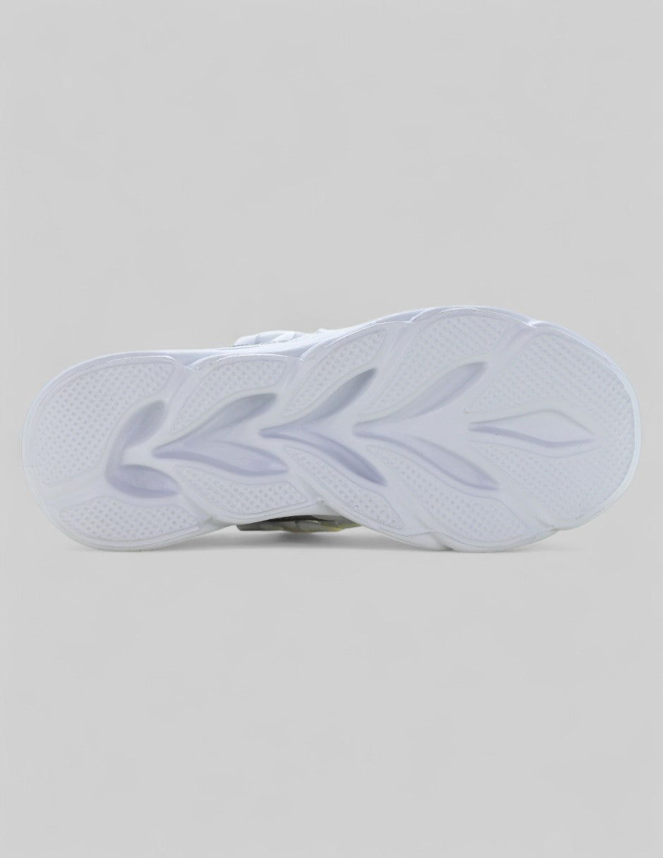 Tenis tipo deportivo Agle en Textil – Blanco