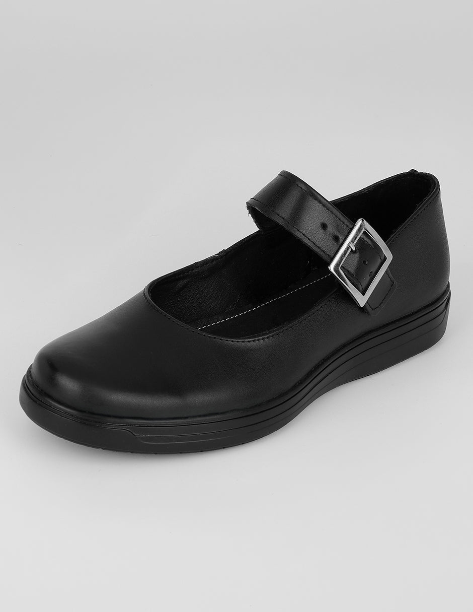 Mary jane Hand Made en Piel – Negro