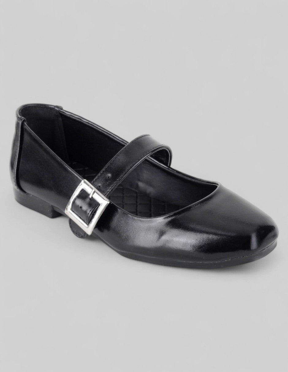 Mary jane Exterior Piel vegana Color Negro Para Mujer De RBCOLLECTION