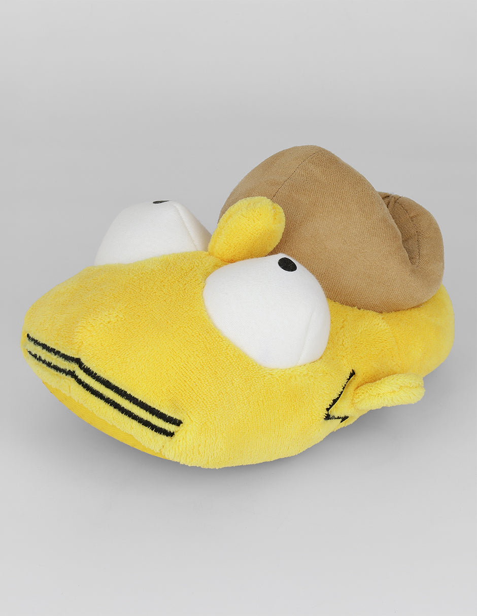 Pantuflas Sleep en Textil – Amarillo