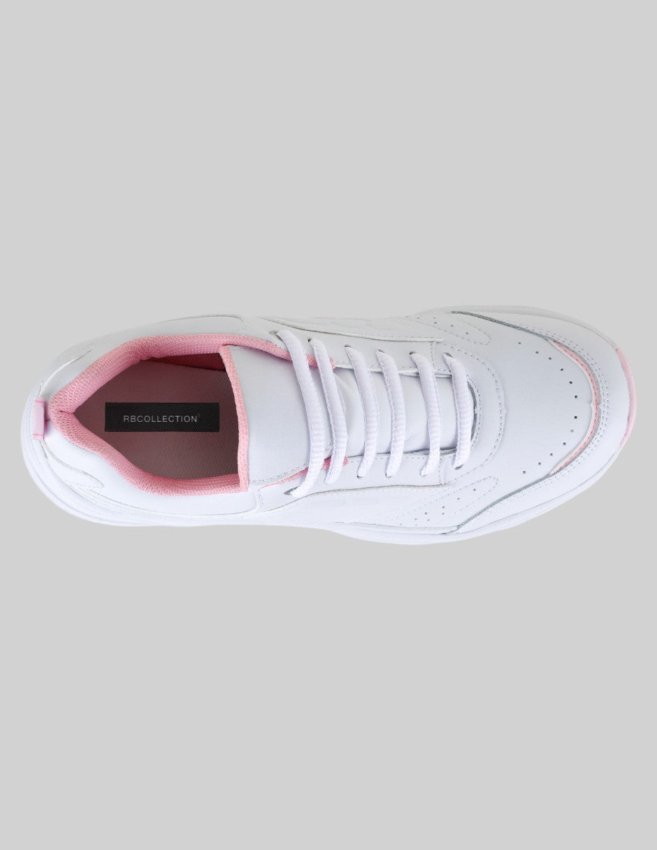 Tenis tipo deportivo  A&P en Piel vegana – Blanco