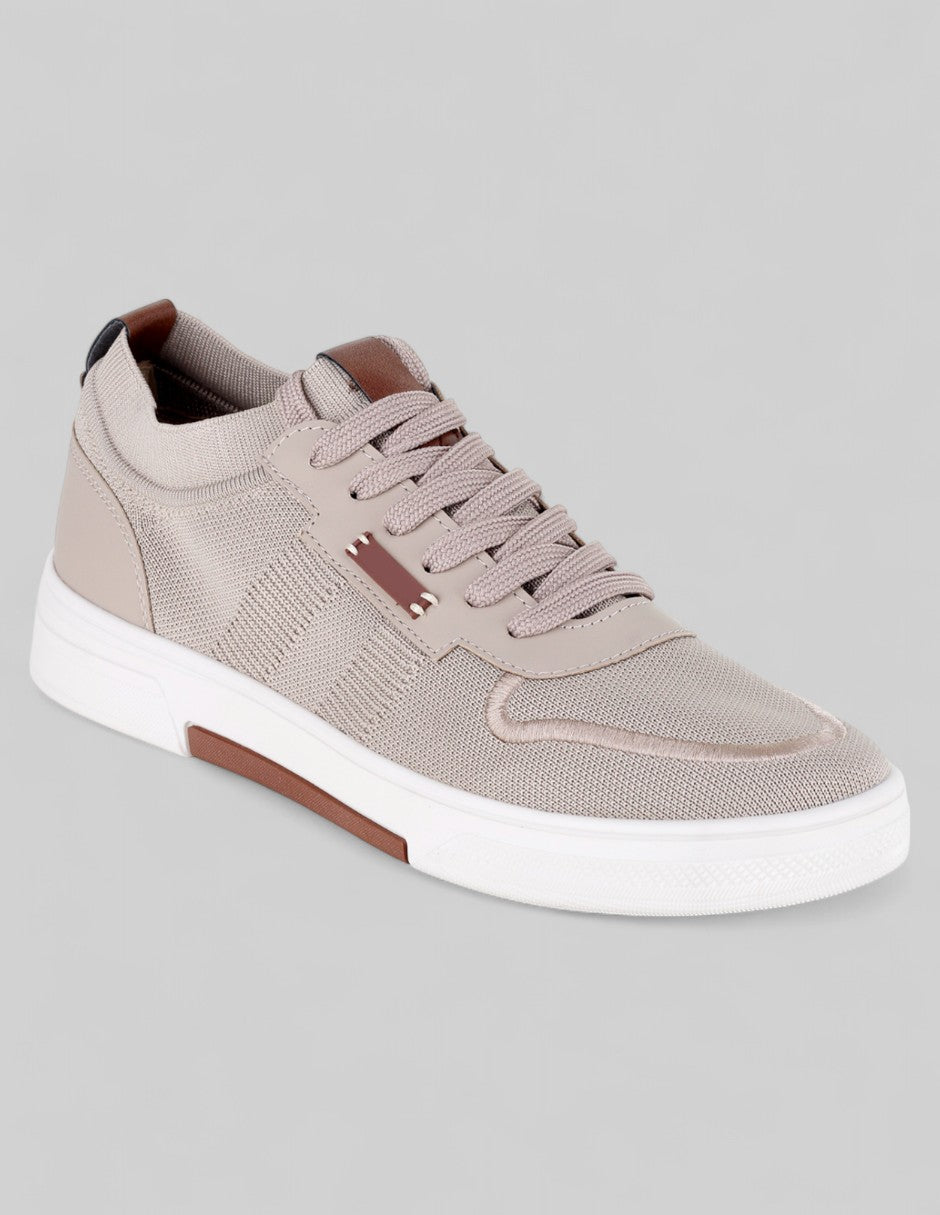 Tenis con cordones  Urban en Textil – Beige