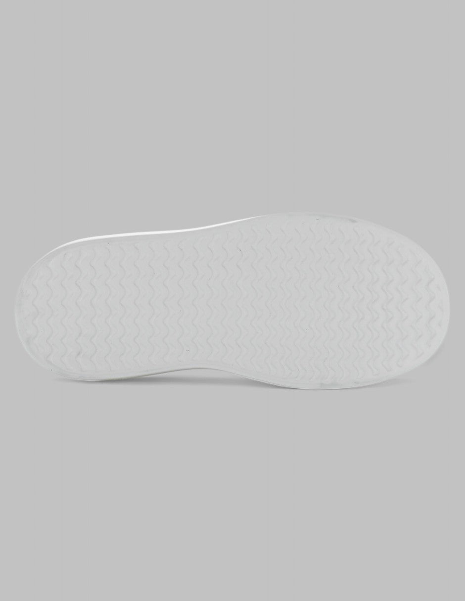 Tenis botín Italia en Textil – Blanco