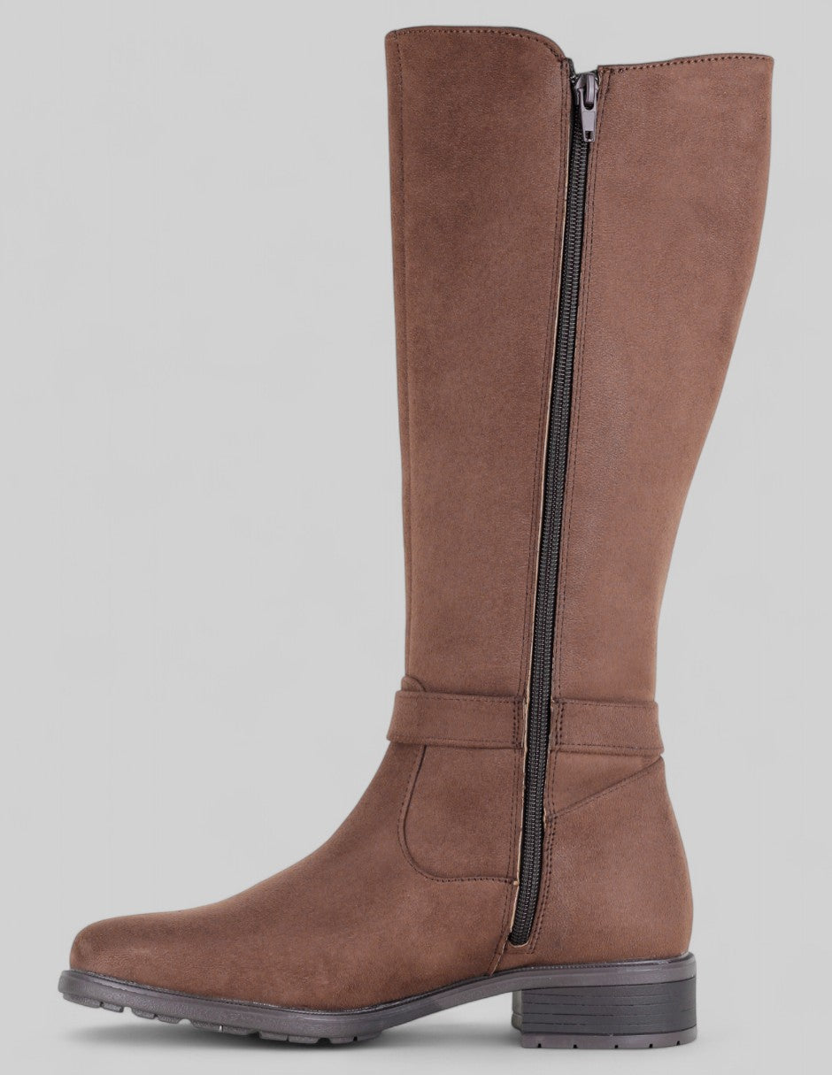 Botas altas Walk en Gamuza – Café