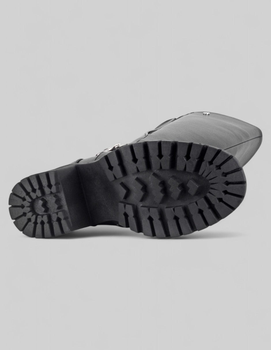 Botas altas Hella en Piel vegana – Negro