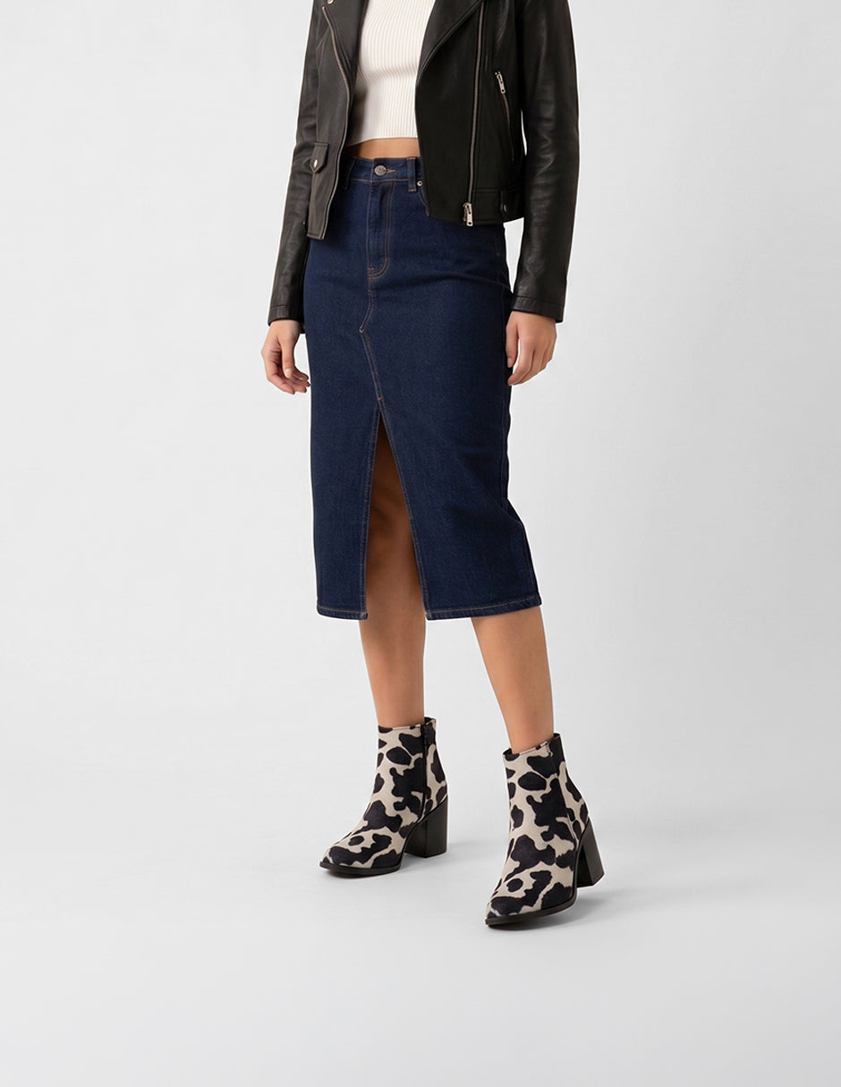 Botas tipo western West en Textil – Multicolor