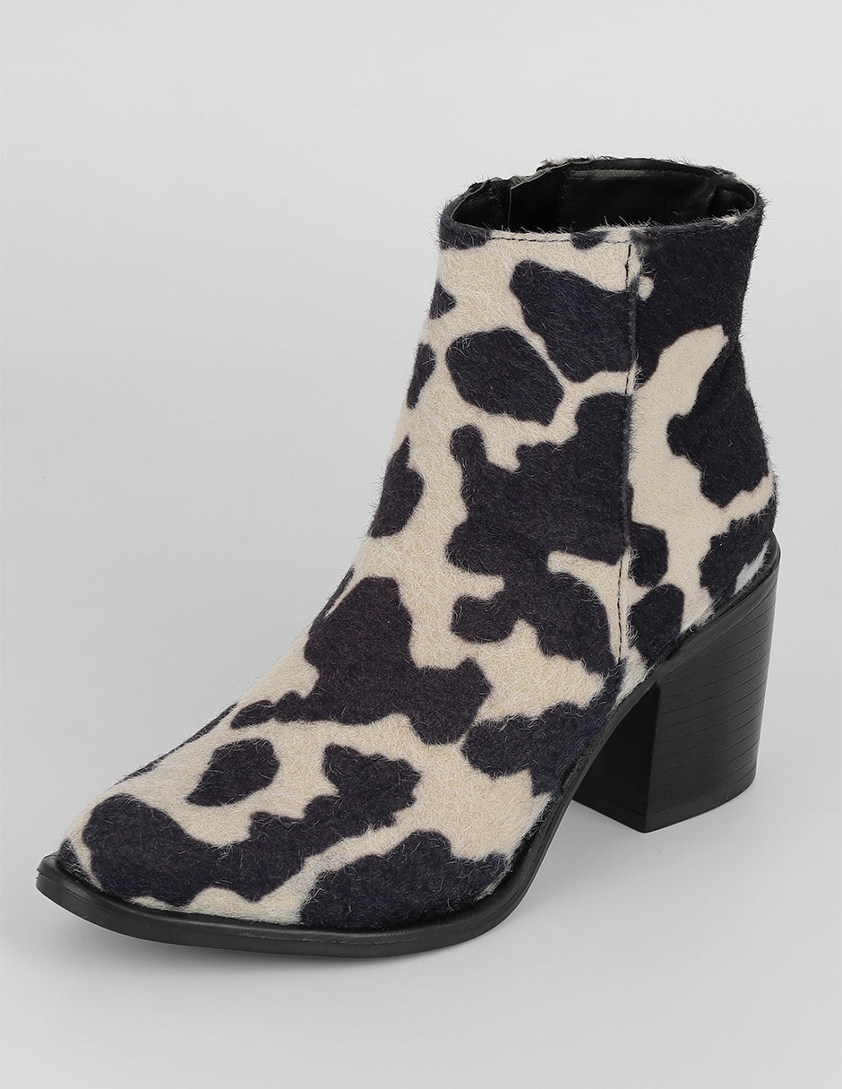 Botas tipo western West en Textil – Multicolor