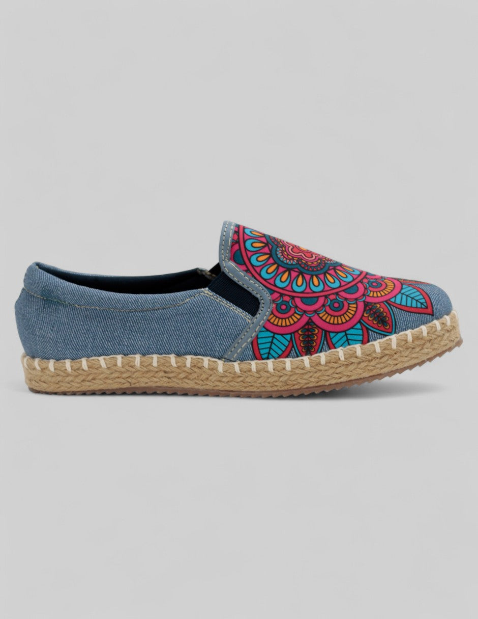 Mocasines Solea en Textil – Azul