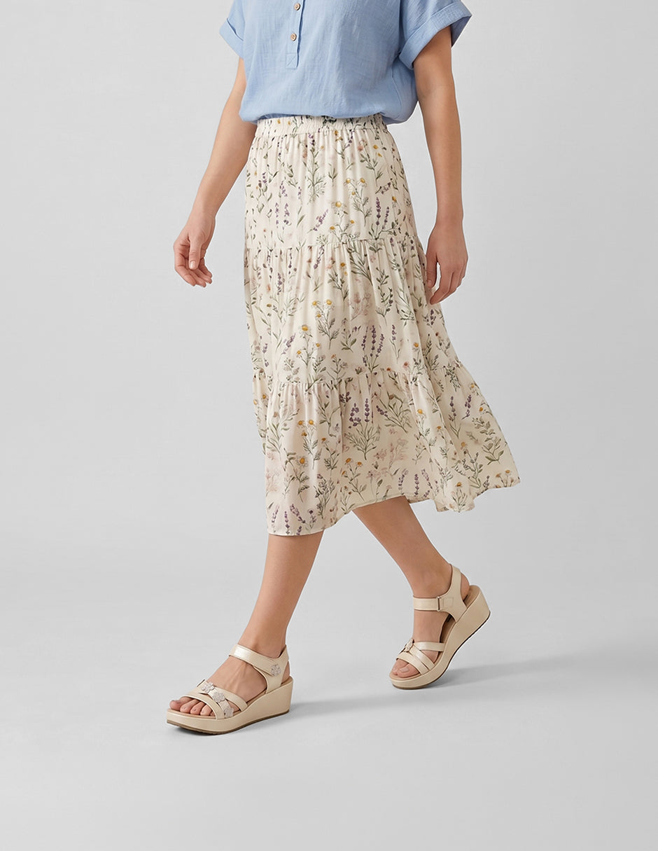 Sandalias con plataforma Naia en Sintético – Beige