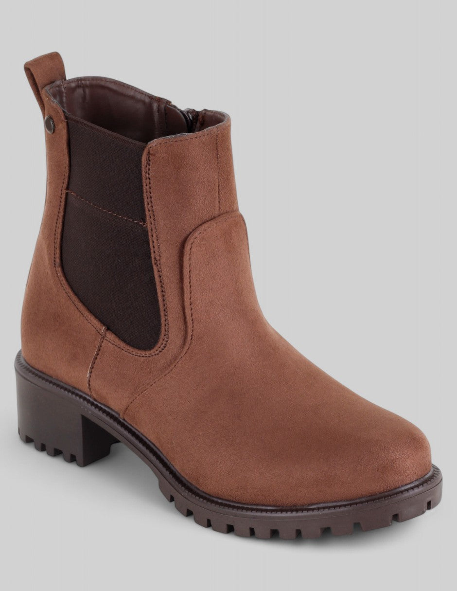 Botas casuales Exterior Gamuza Color Café Para Mujer De RBCOLLECTION
