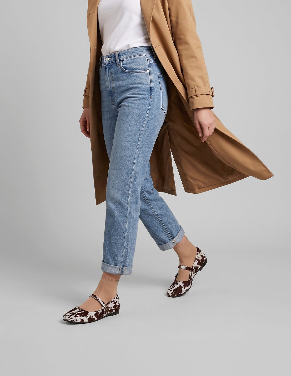 Flats clásicas Print en Textil – Multicolor