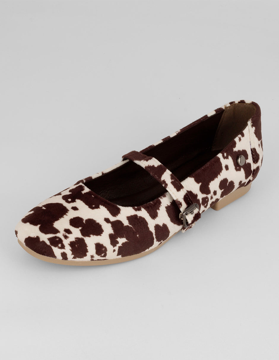 Flats clásicas Print en Textil – Multicolor