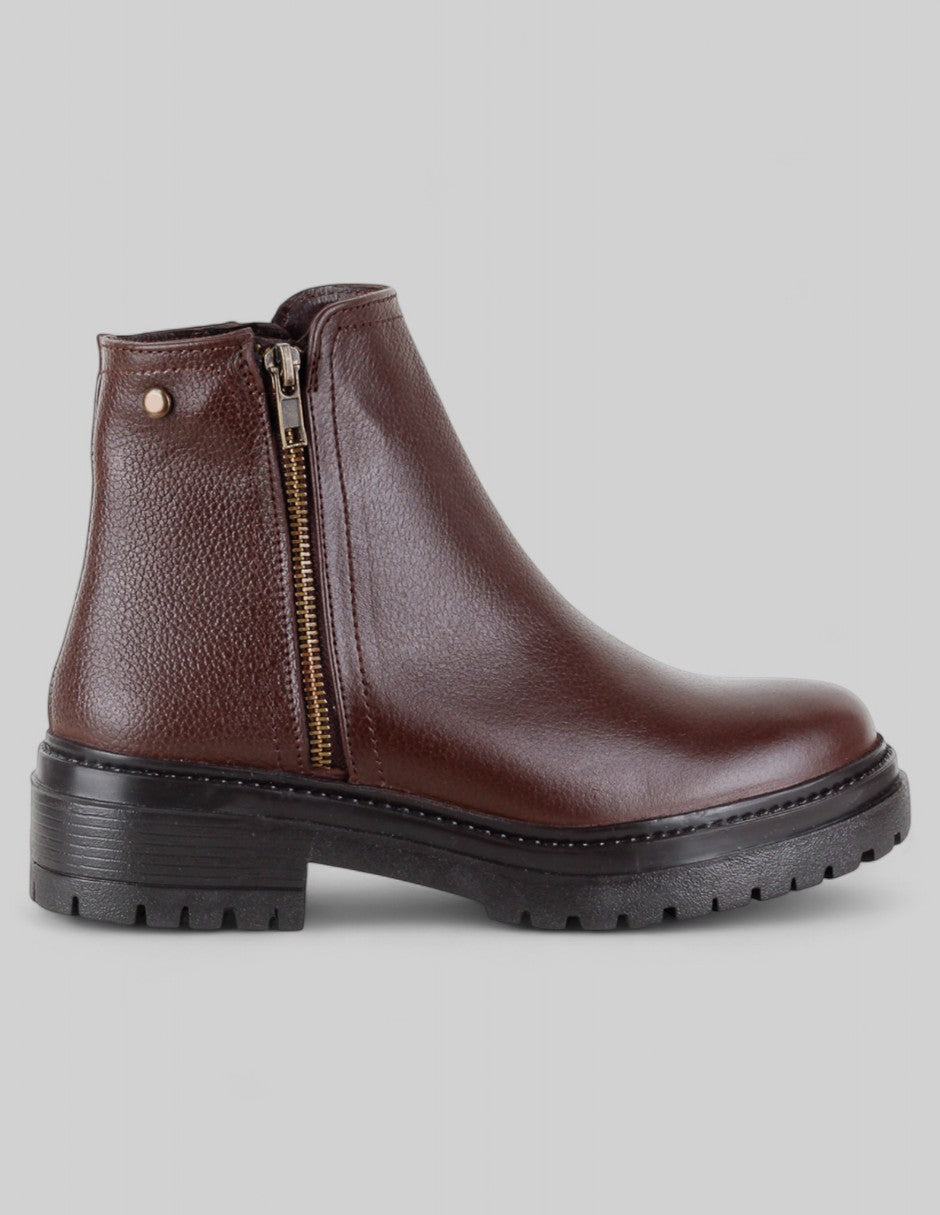 Botas casuales Hand made en Piel – Café
